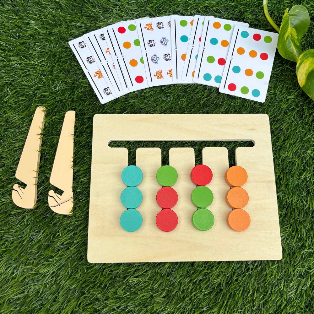 2 in 1 Sorting Wooden Toy - Image 4