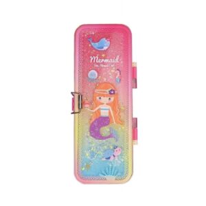 Double Compartment Pencil Box for kids - Mermaid
