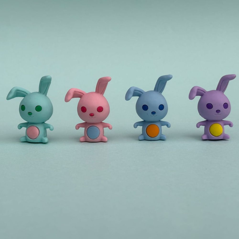 Rabbit Eraser (Pack of 4)