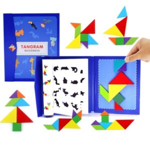 Wooden Magnetic Tangram