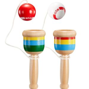 Wooden mini Cup and ball Game