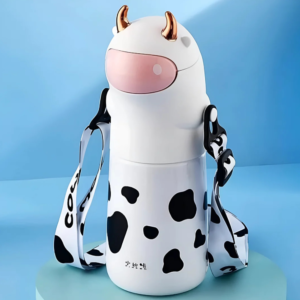 Premium Quality Cow themed Water Bottle For Kids - 560ml
