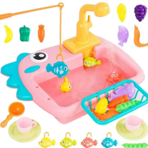 Dino Sink with Fishing Game