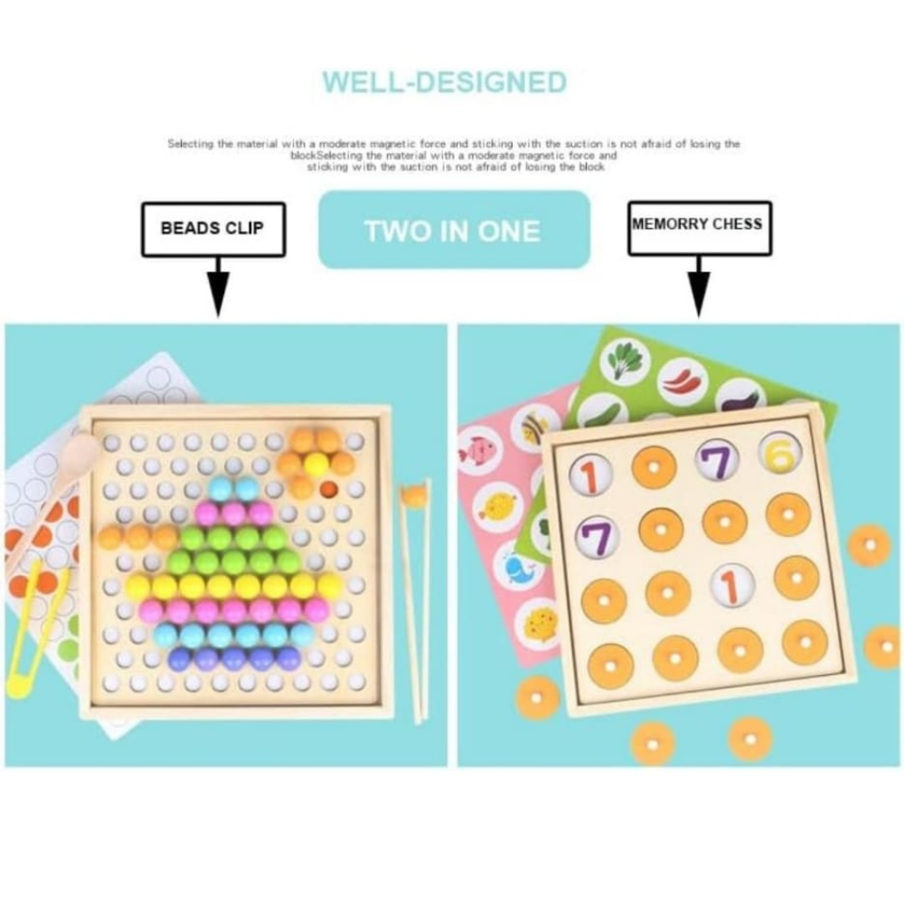 2 in 1 Beaded Memory Game - Image 3