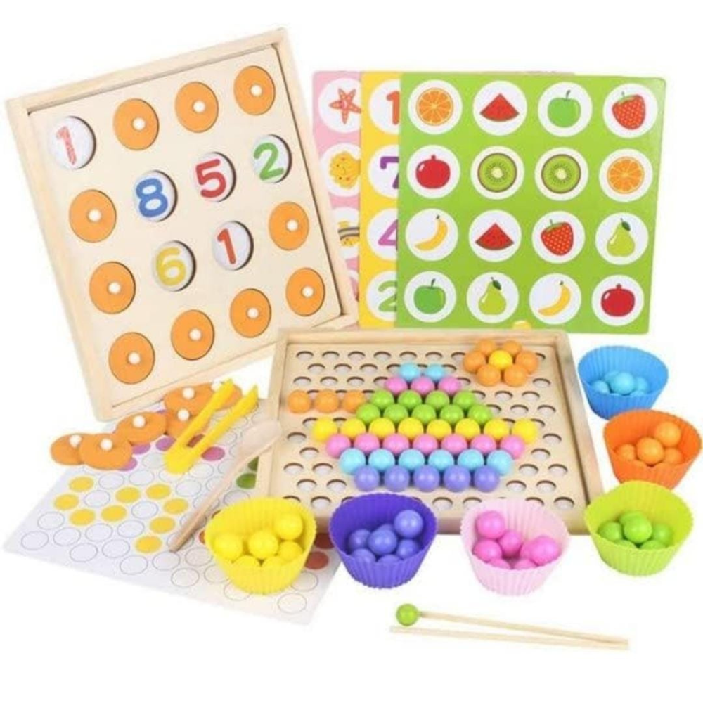 2 in 1 Beaded Memory Game